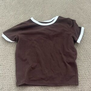 Hollister Brown Baby Tee